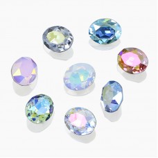 DZ 3002 10*8mm oval shape effect color crystal fancy stone for nail art